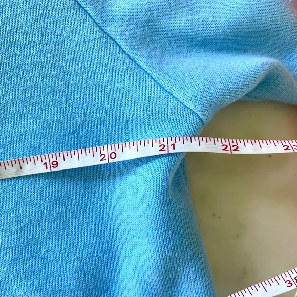 Aviator Nation Lightning Bolt Neon Rainbow Stripe Crop Sweatshirt in Blue - Picture 10 of 14